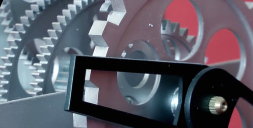 Gears Turning in Clockwork Machine