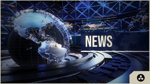 Dynamic Global News Broadcast Opener
