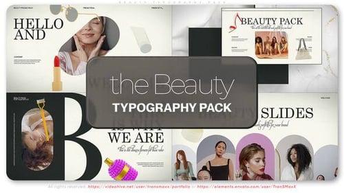 Beauty Typography Pack