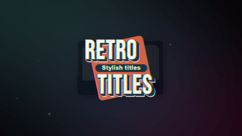 Retro Titles vol.02 | Premiere Pro