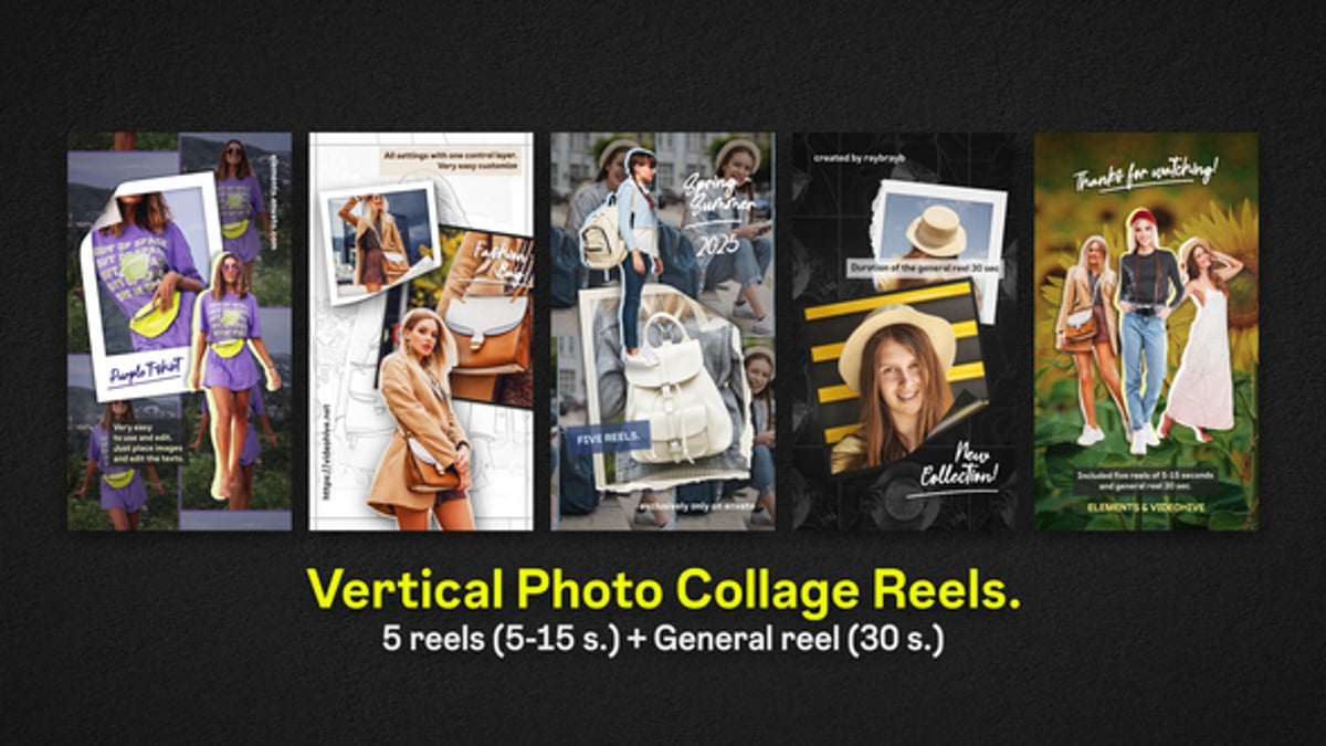 Vertical Photo Collage Reels, Product Promo ft. collage vertical ...