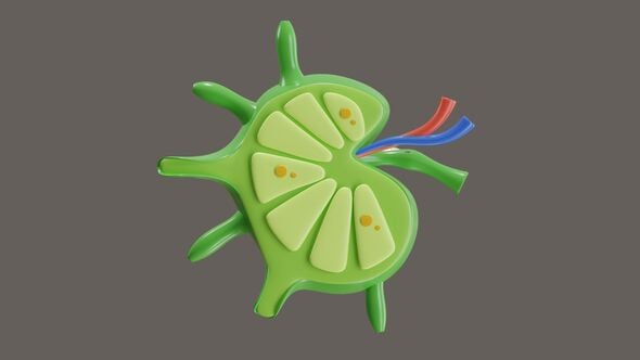3D Animation of Immune system lymph nodes, Motion Graphics ft. lymph ...