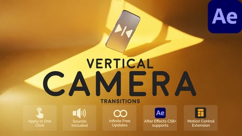 Vertical Camera Transitions for After Effects