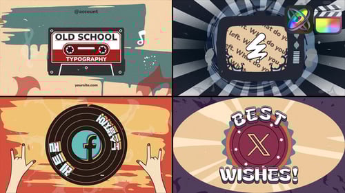 Old School Typography | FCPX