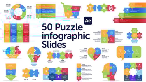 Puzzle Infographic Slides