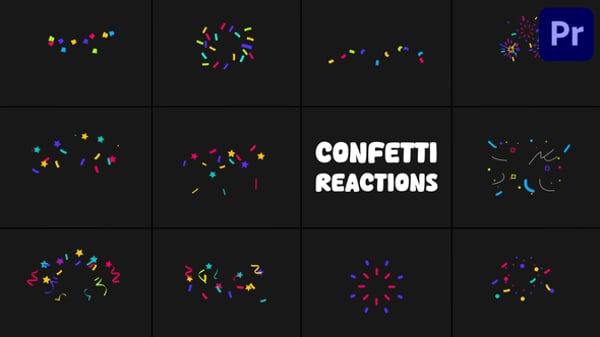 508 Confetti Templates - Editable Video Templates - Envato