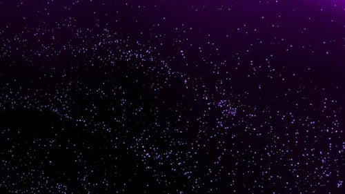 Abstract Flowing Purple Particle Field Loop Background