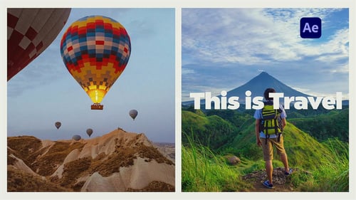 Modern Photo Slideshow Opener with Dynamic Text