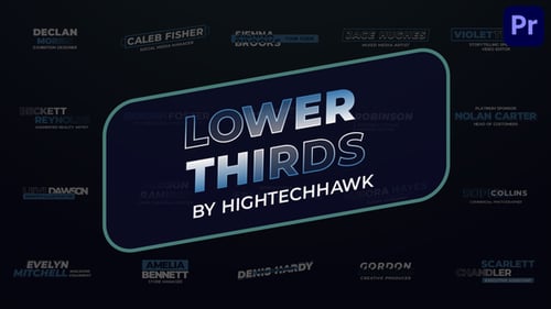 Lower Thirds | MOGRT