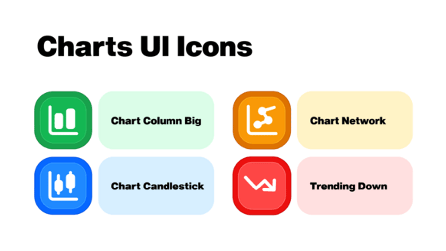 Animated Chart UI Icons Pack for Data Visualization, Elements ft. chart ...