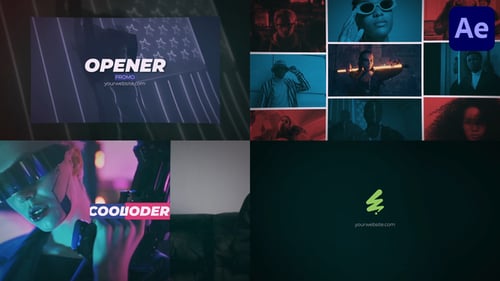 Promo Opener Slideshow for After Effects
