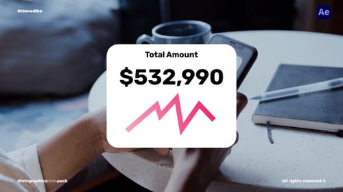 Modern Animated Data Infographics Titles Pack