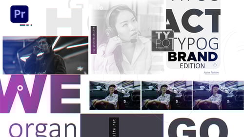 Clean Magazine Typography Intro