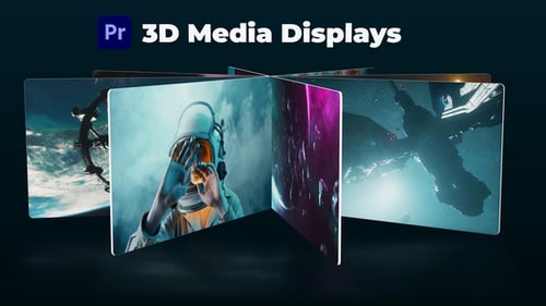 3D Media Displays for Premiere Pro