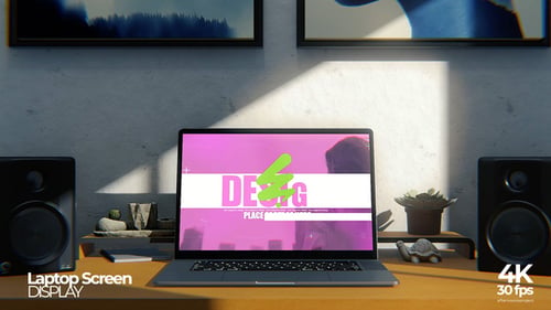 Laptop Screen Mockup Premiere