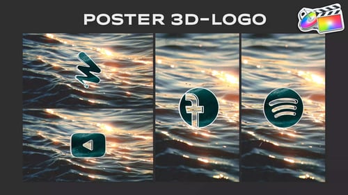 Poster 3D Logo for FCPX