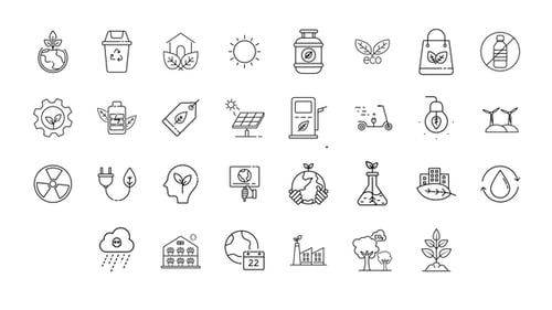 Ecology Line Icons