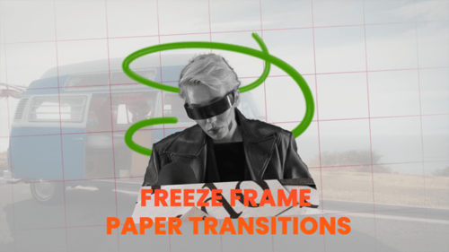 Freeze Frame Paper Transitions | MOGRT