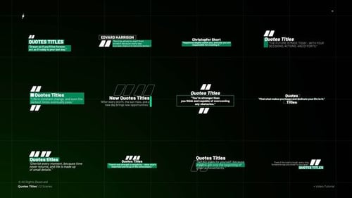 Quotes Titles 1.0 \ FCPX & Apple Motion