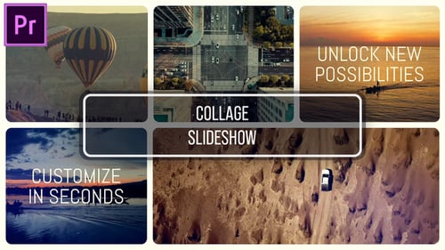 Collage Slideshow | Split Screen Opener MOGRT