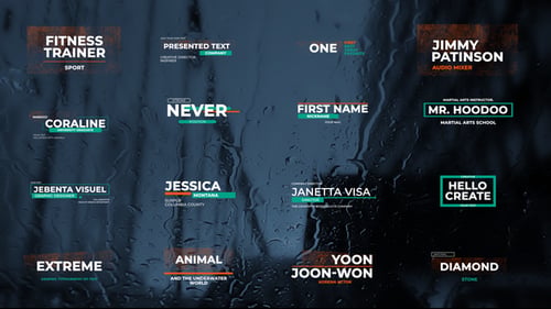 Clean Text Reveals and Modern Lower Thirds Pack