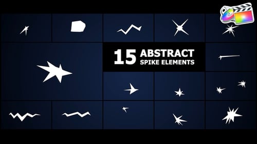 Abstract Spike Elements | FCPX
