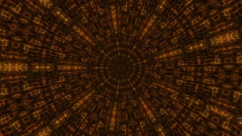 goldene magische system-hintergrund