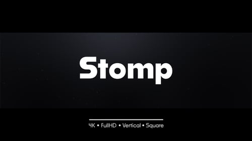 Stomp - Dynamic Typography for Premiere Pro