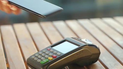 Mobile Payment with Phone at Card Reader