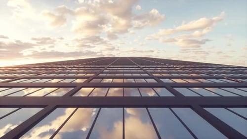 Skyscraper Building Against the Blue Sky
