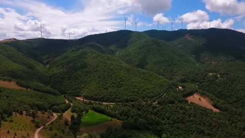 Windmühlen-Landschaft