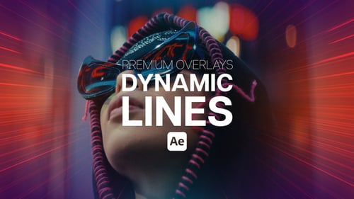 Dynamic Glowing Lines Motion Graphics Pack