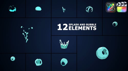 Elementos Splash And Bubble para FCPX