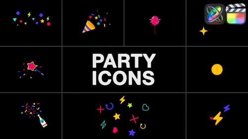 Party Icons for FCPX