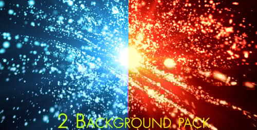 Dynamic Light Particle Tunnel Background