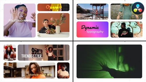 Multiscreen Typo for DaVinci Resolve
