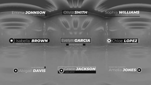 Black and White Animated Text in Davinci Resolve.