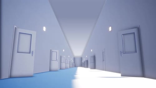 Corridor Doors 4k