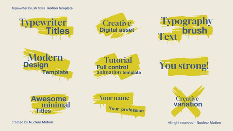 Text Animation, Titles ft. paragraph text animation & bold text ...