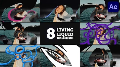 Living Liquid Transitions | After Effects