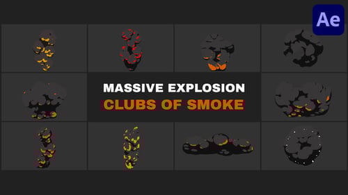 Massive Explosion Clubs of Smoke | After Effects