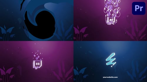 Sea Depth Logo | Premiere Pro MOGRT