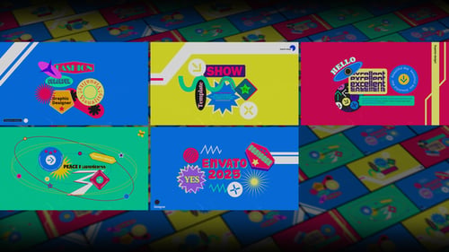 Vibrant Motion Graphics Opener | Colorful Promo Titles