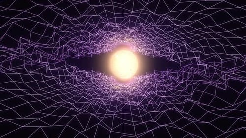 VJ 80s Synthwave-Hintergrund