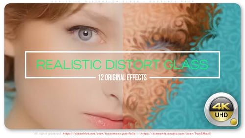 Realistic Distortion Glass - Overlays Pack