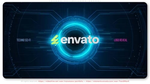 Techno Sci-Fi Logo Reveal