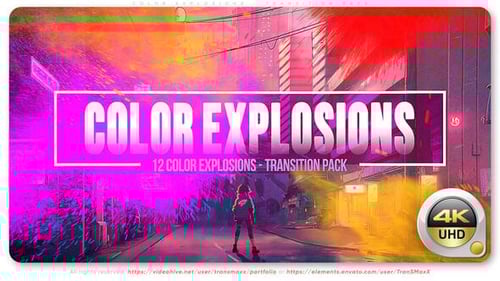 Color Explosions - Transition Pack