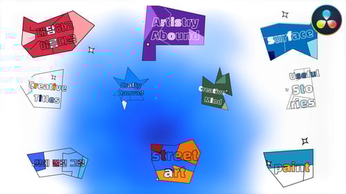 Abstract Creative Titles | DaVinci Resolve