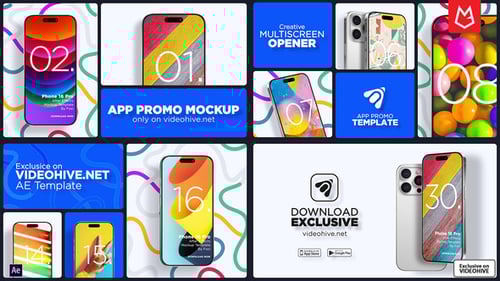 Multiscreen App Promo | Phone 16 Pro Mockup