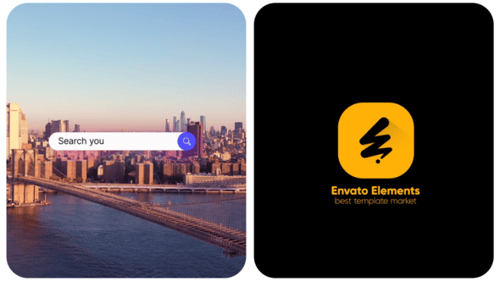 Classic Flat Search Logo